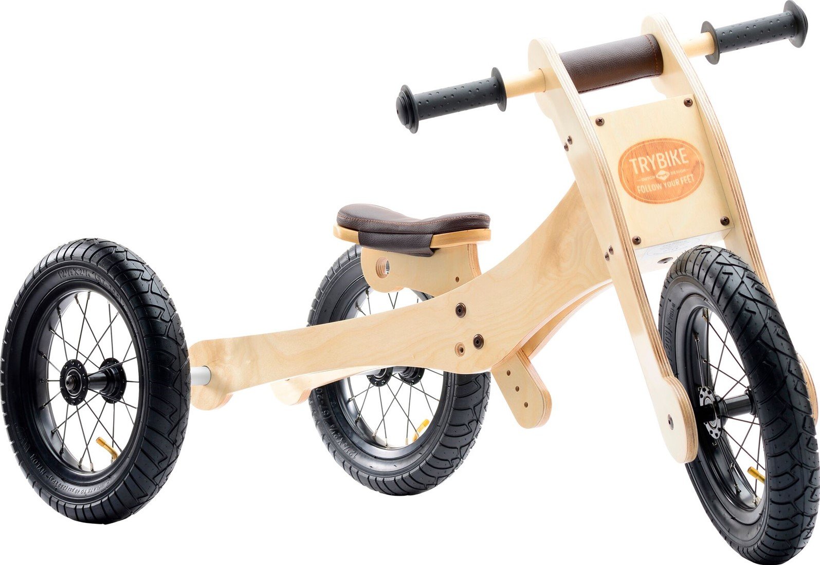 Trybike - 4-in-1 Wood trybike