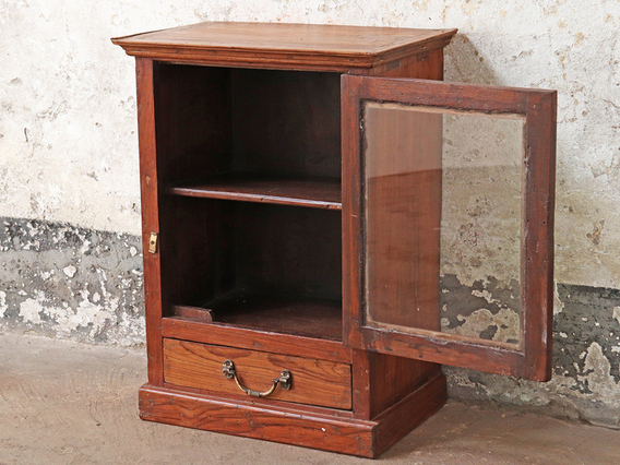 Teak Bedside Cabinet Brown