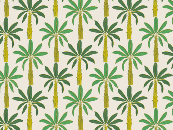 Tropical Wallpaper: Porcelain White-T1902PWS White