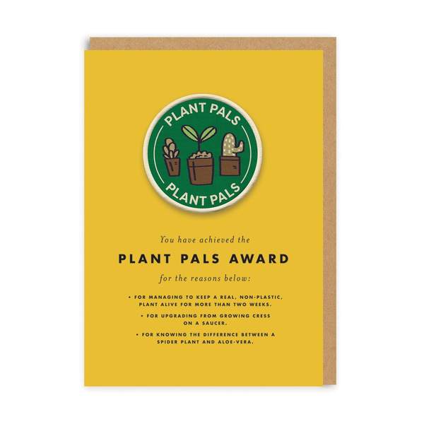 Plant Pals Woven Patch Greeting Card