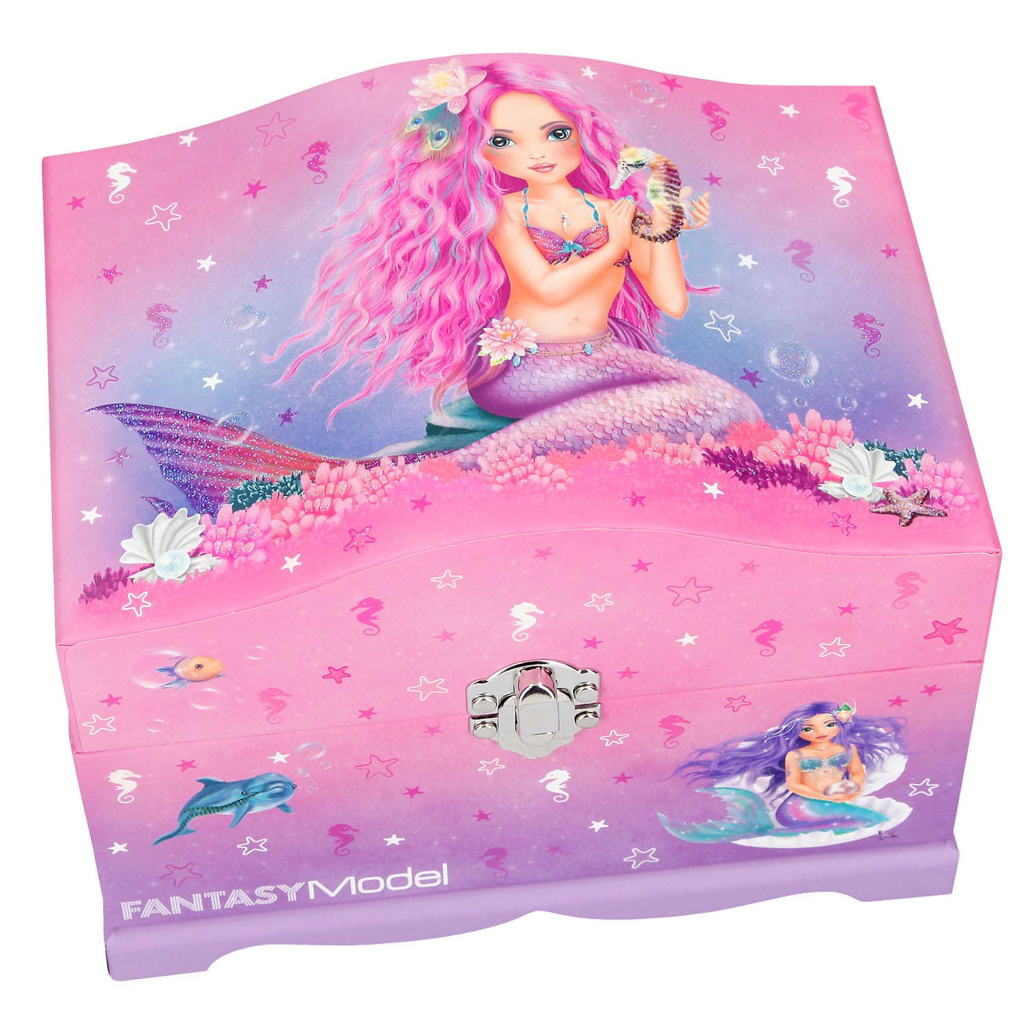 Top Model - Fantasy Model - Jewellery Case With Light Mermaid (0410481)