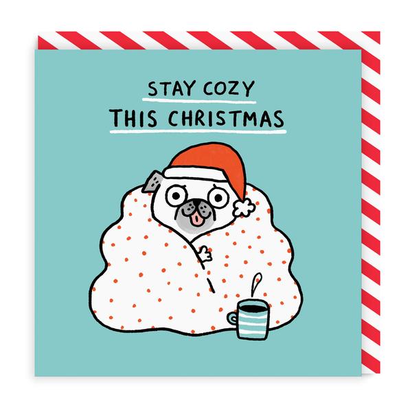 Stay Cosy Square Christmas Card