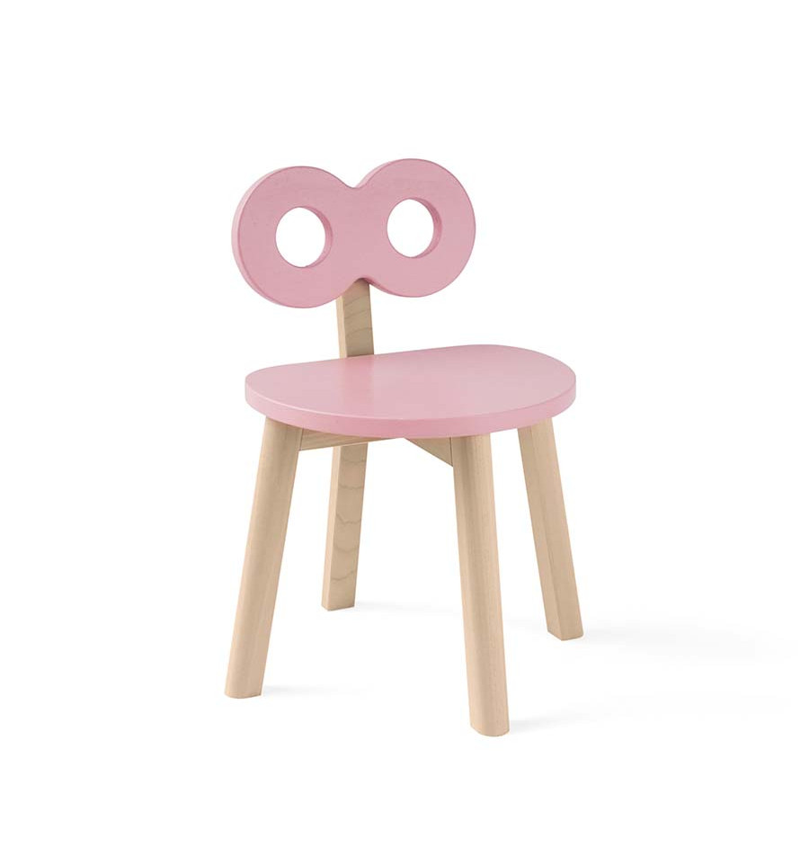 Ooh Noo - Double-O Kids Chair, Pink (40DOC1702)