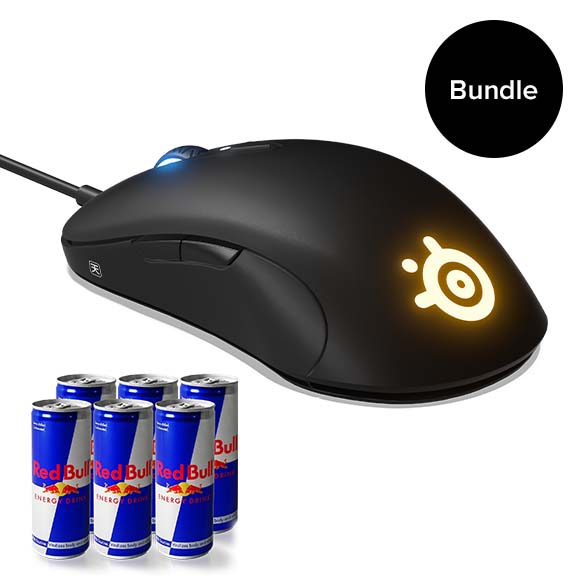 SteelSeries - Sensei Optical Gaming Mouse + Limited Redbull Bundle