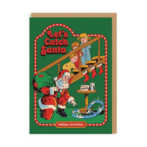 Let's Catch Santa Christmas Card