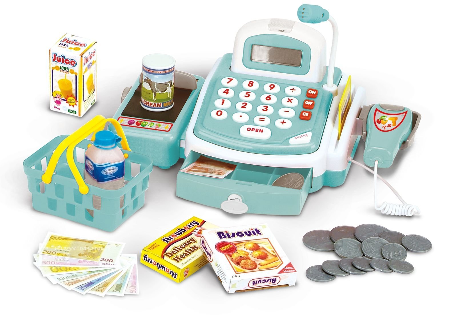 3-2-6 - Large cash register with lights, sound and accessories (68246)