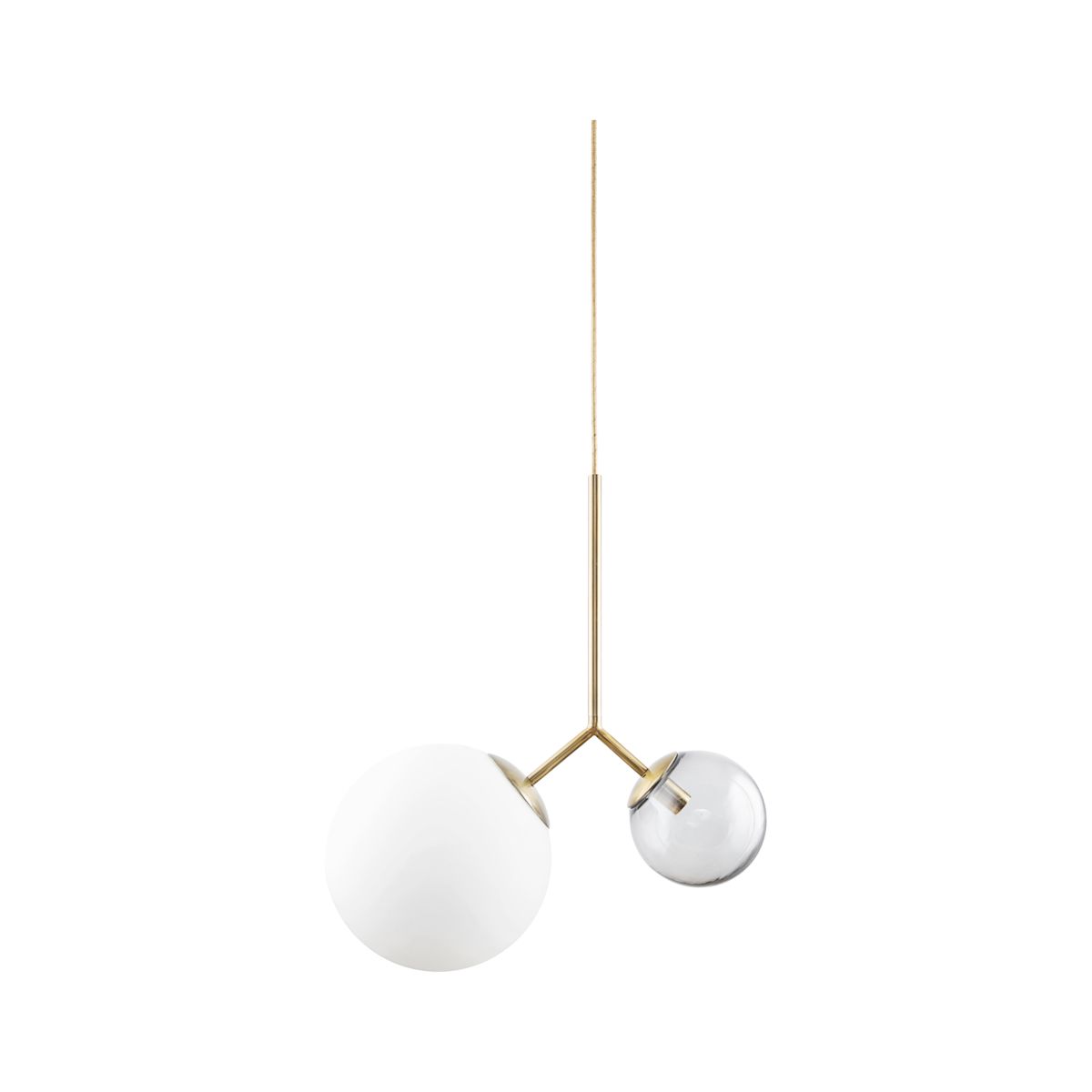 House Doctor - Twin Lamp - White/Grey (Gb0106)