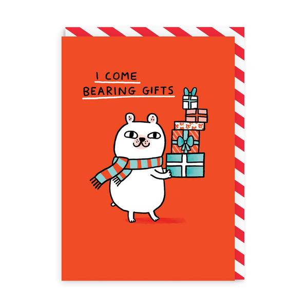 I Come Bearing Gifts Christmas Card
