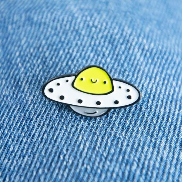 UFO Enamel Pin