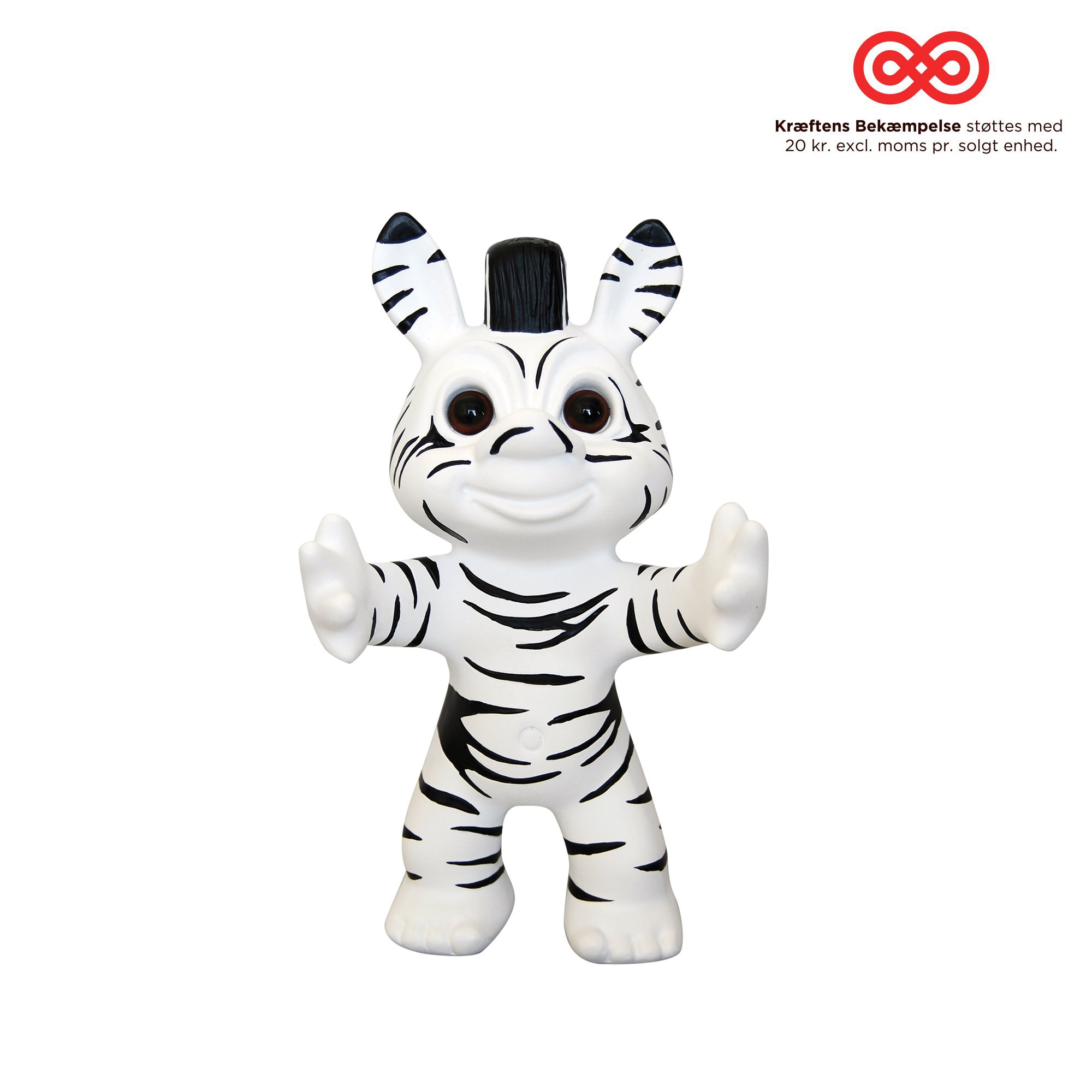 Good Luck Troll - Jimi Holstebro Zebra Troll - Small (93384)