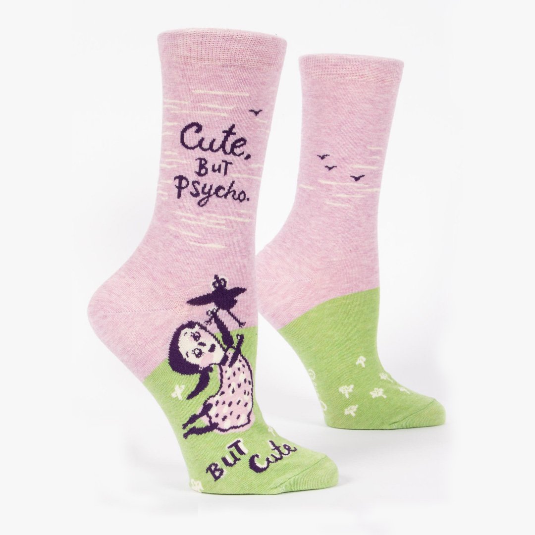 Cute But Psycho Women's Crew Socks