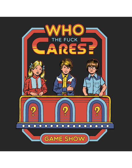 Who The F*ck Cares Greeting Card