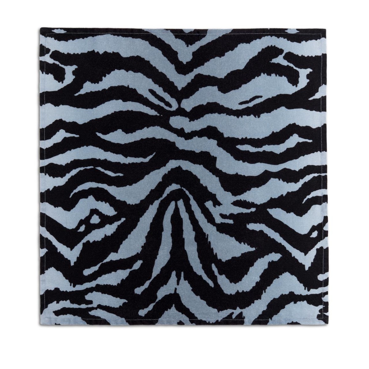 L'Objet I Linen Sateen Napkins (set of 4) I Tiger - Blue