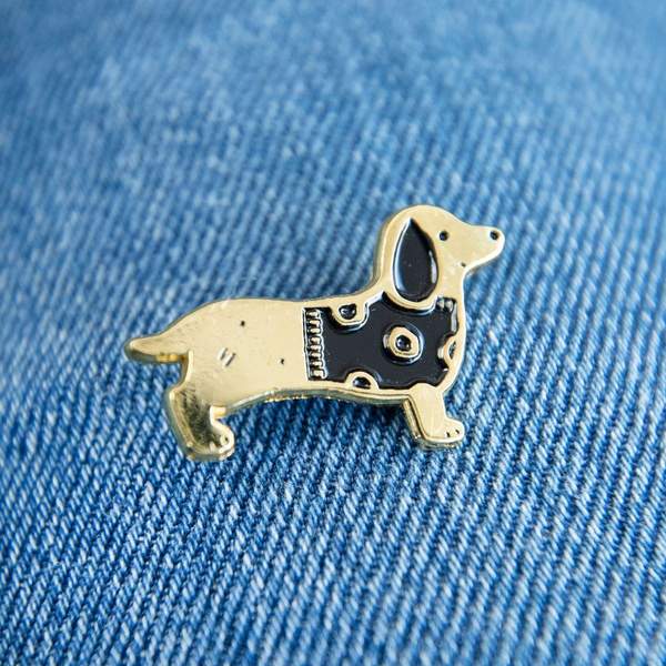 Sausage Dog Enamel Pin