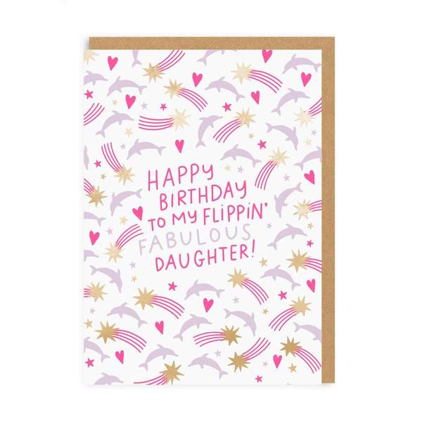 Flippin Fab Daughter Birthday Greeting Card