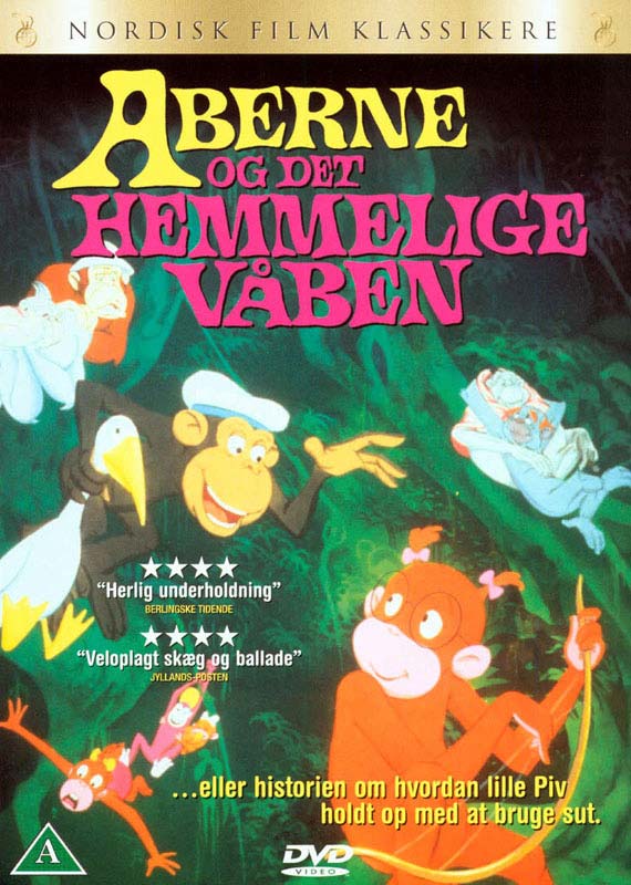 Aberne og det hemmelige våben - DVD