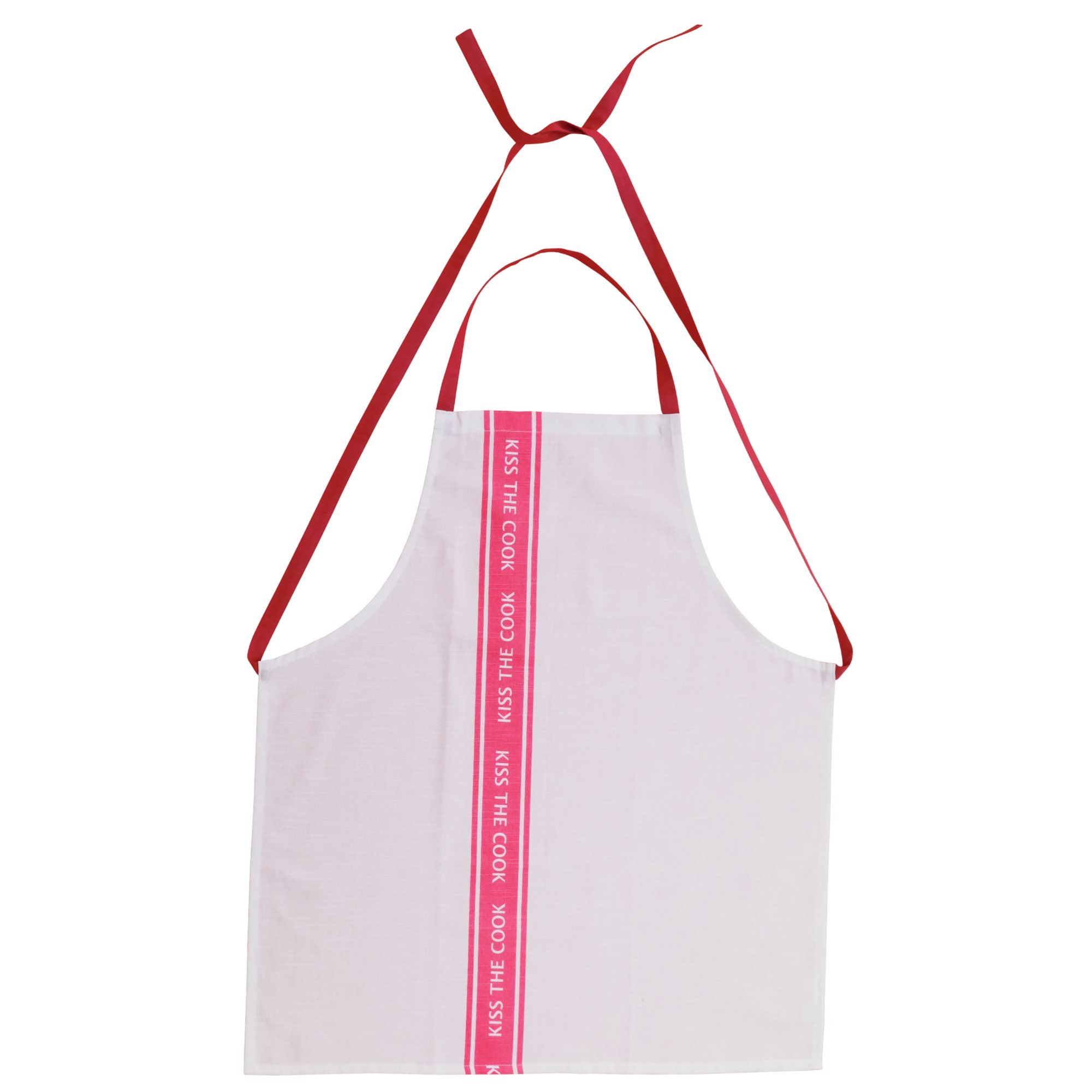 Rice - Cotton Apron w. Kiss The Cook Print