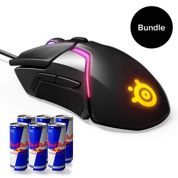 Steelseries - Rival 600 Gaming Mouse + Limited Redbull Bundle