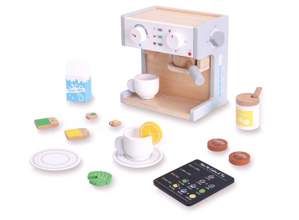 Small Wood - Coffee Maker - Grey (L40216)