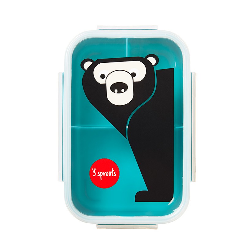 3 Sprouts - Bento Box - Teal Bear