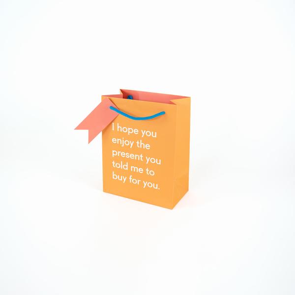 Enjoy The Present Medium Giftbag