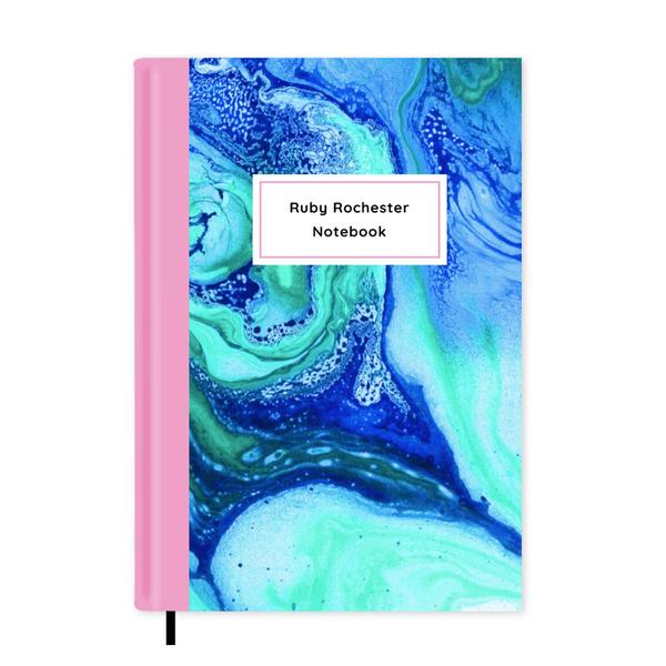 Blue Marble Notebook A5 - Personalised