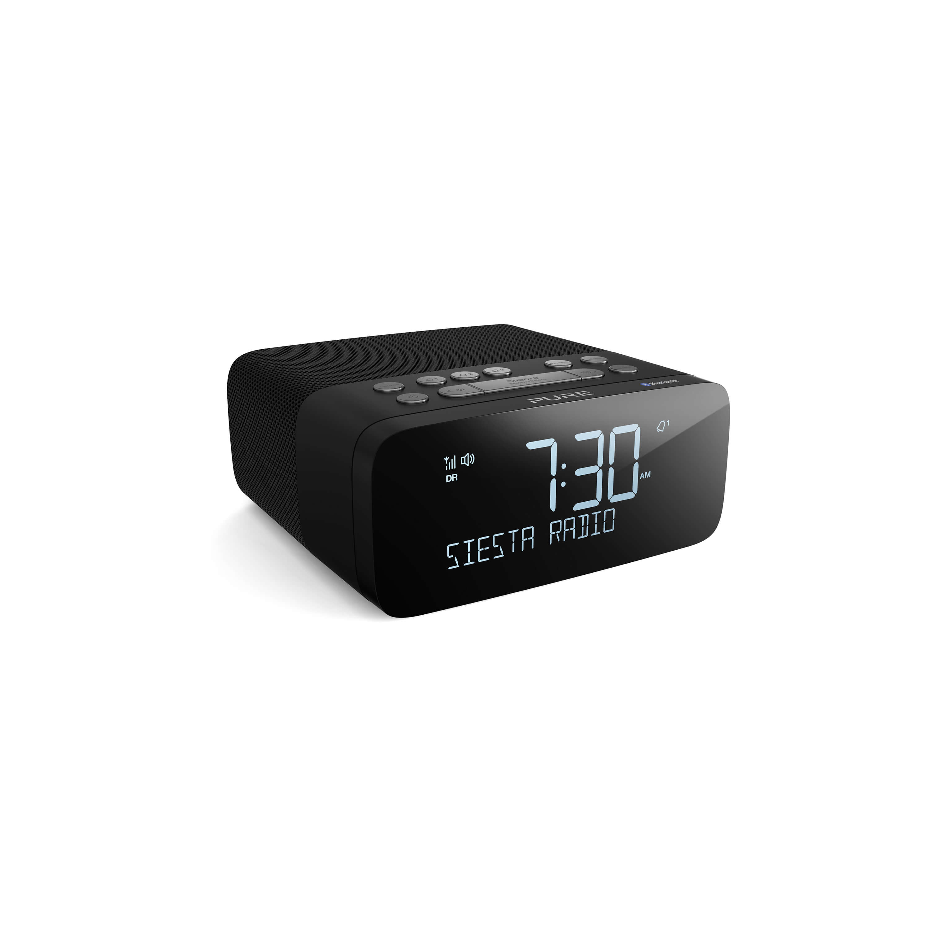 PURE - FM/DAB/DAB+ Siesta Rise S Clockradio Graphite