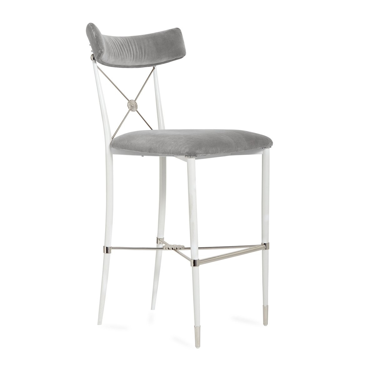 Jonathan Adler I Rider Counter Stool I Rialto Smoke
