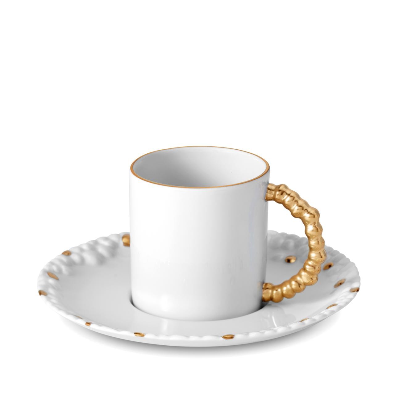 L'Objet I Haas Mojave Espresso Cup + Saucer
