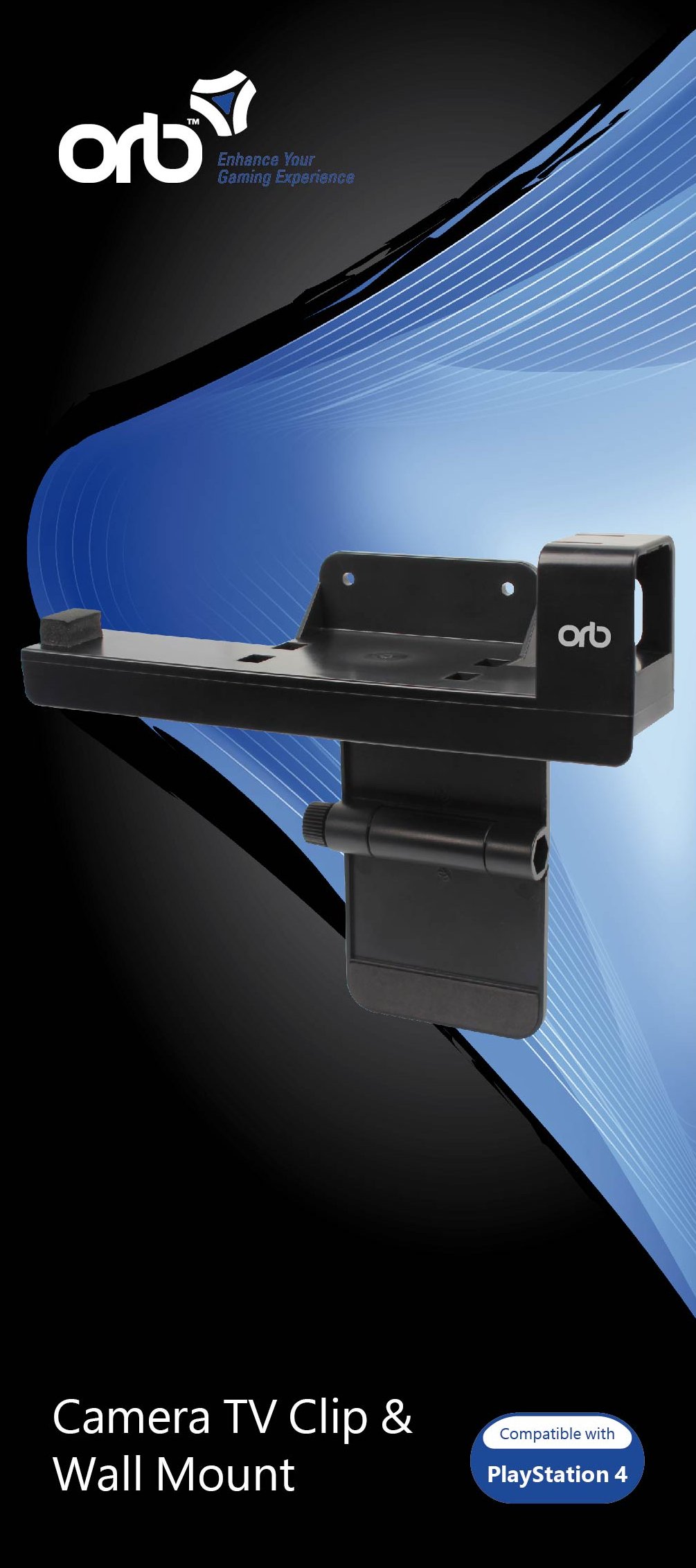 Camera TV Clip and Wall Mount (2 in 1) (ORB)