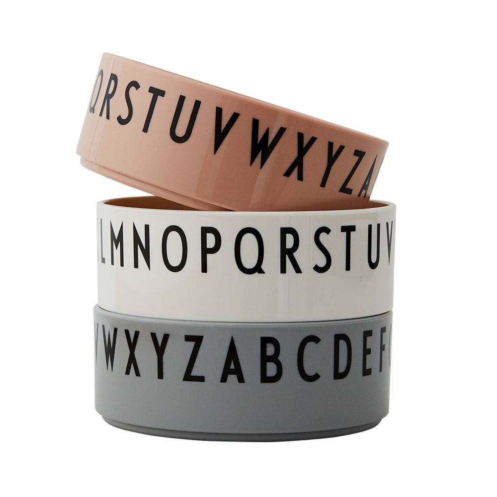 ​Design Letters - Lunch Dinner Bowls Set - Nude (20103001)