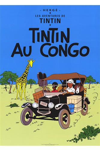 Tintin i Congo ( CONGO) - Poster