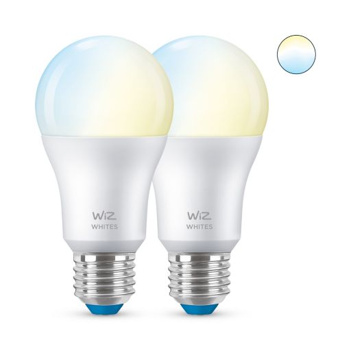 WiZ - E27 Tunable White LED pære - WiFi - 2 Pack
