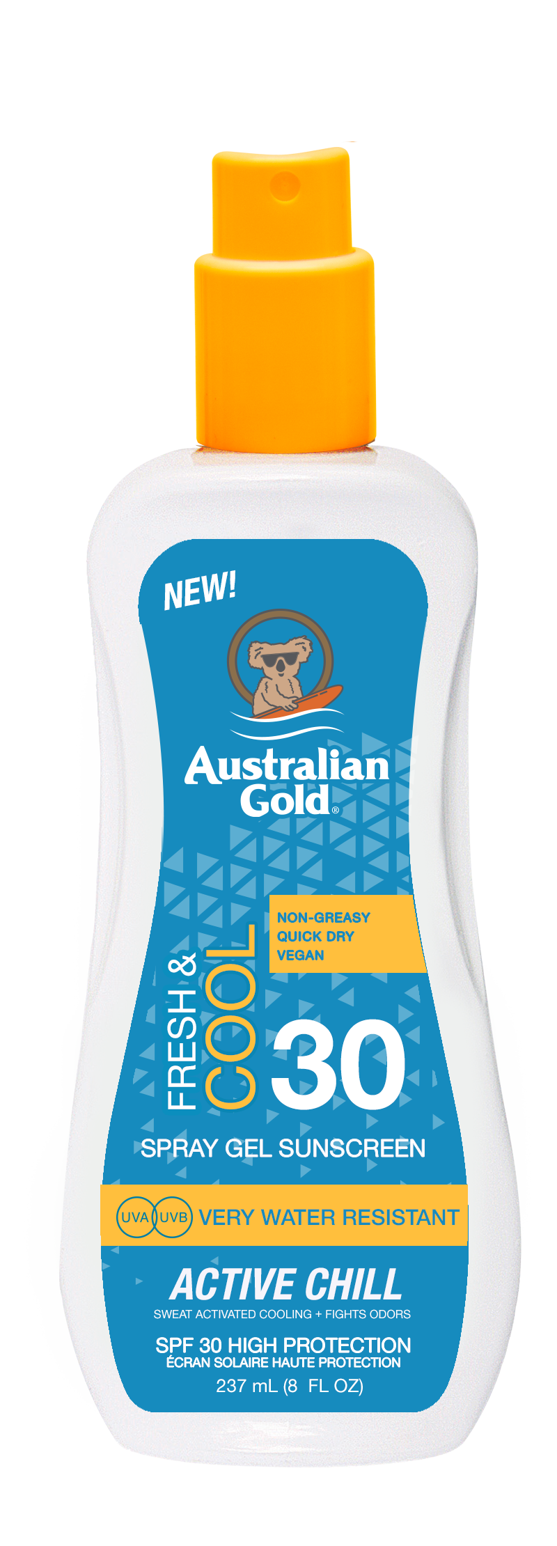 Australian Gold - Active Chill Sunscreen Spray Gel SPF 30 237 ml