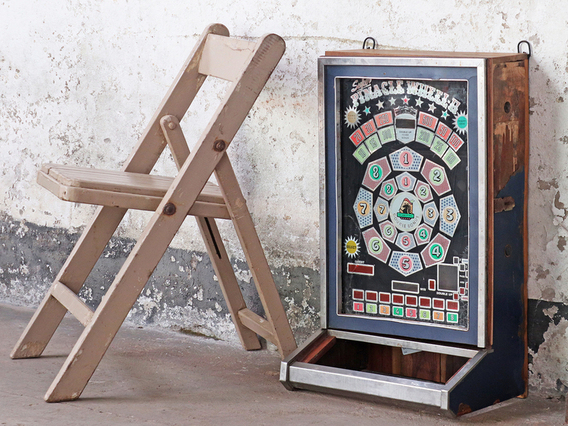 Upcycled Vintage Game-Machine Cabinet Medium