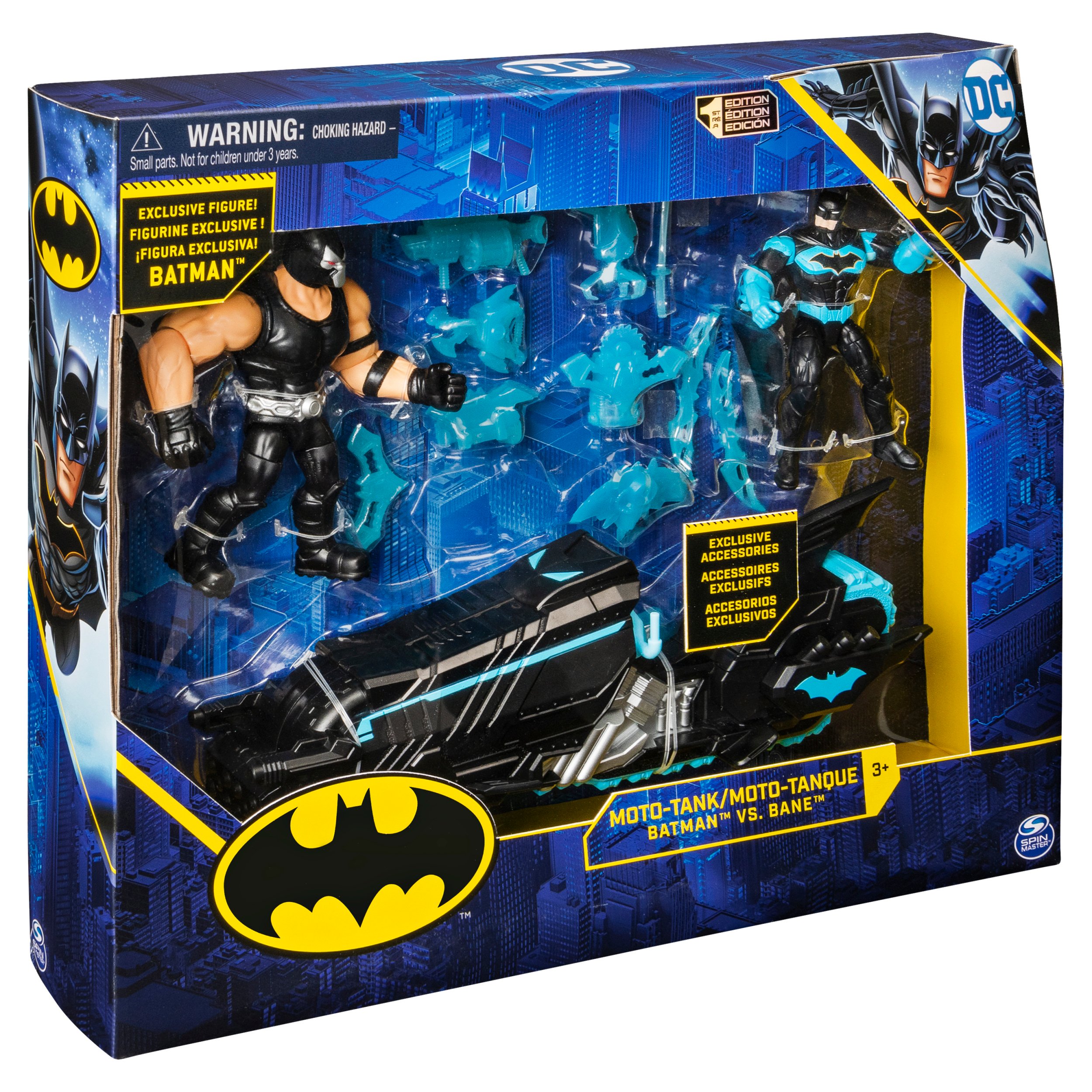 Batman - Batcycle w/2 Figures, 10 cm (6055934)