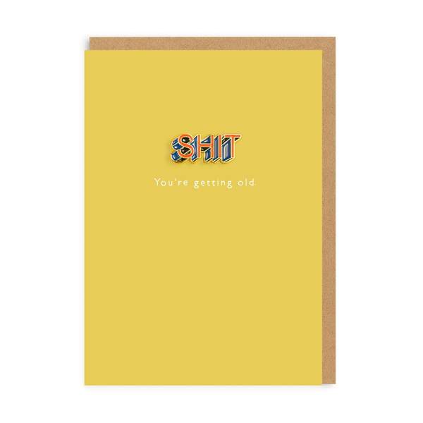 Shit Enamel Pin Greeting Card