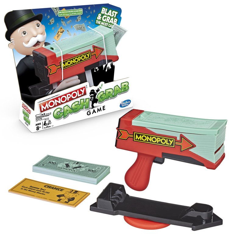 Hasbro Gaming - Monopoly - Cash Grab Boardgame (E3037189)