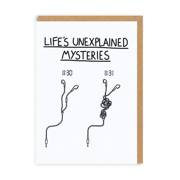 Lifes Unexplained Mysteries Greeting Card
