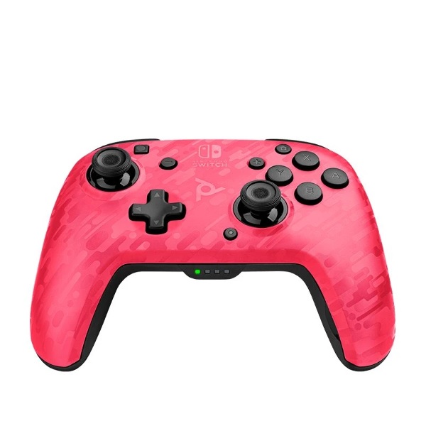 Nintendo Switch Faceoff WIRELESS Controller - PDP Camo Pink