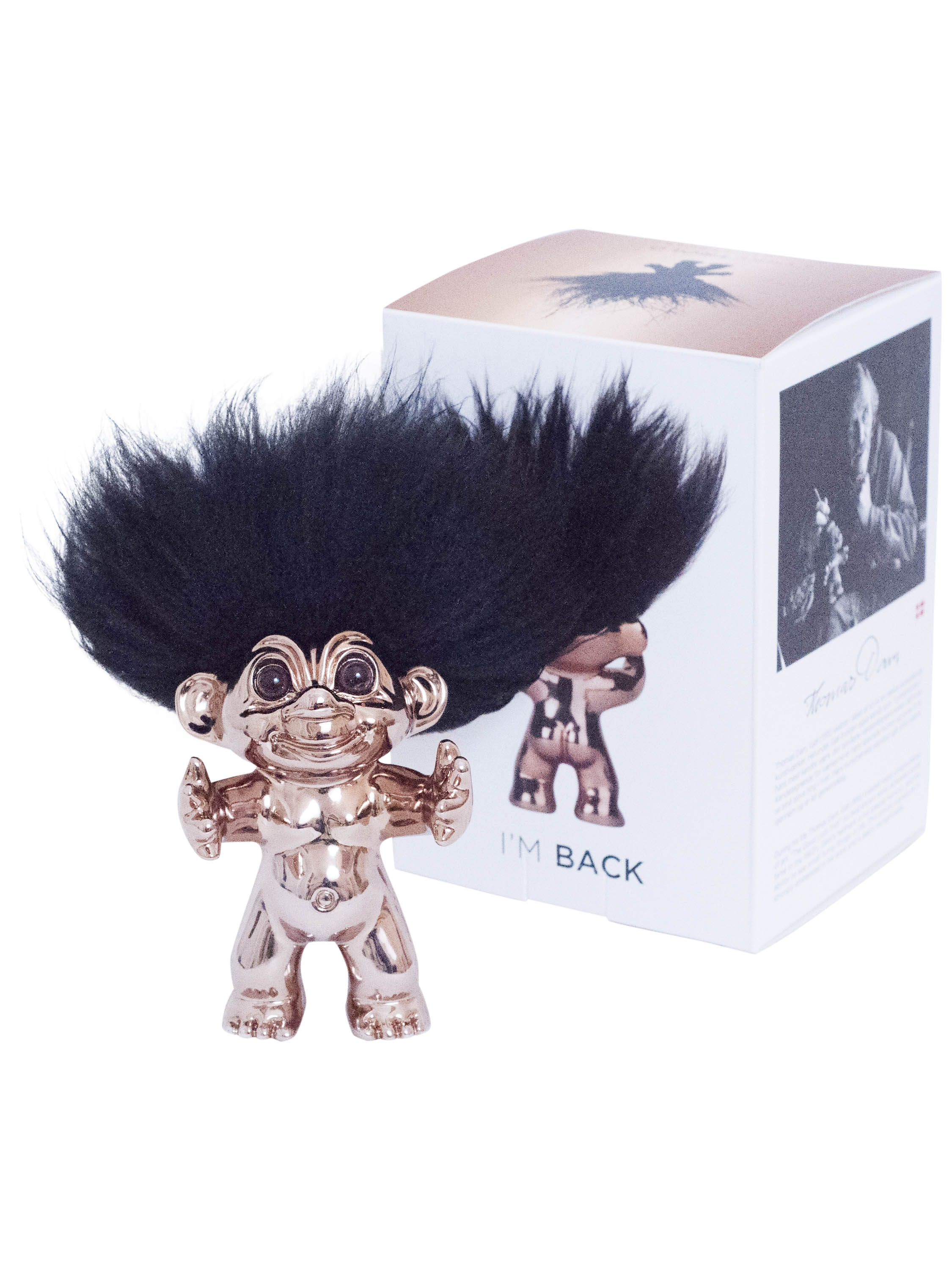 Good Luck Troll - Gjøl Trold 12 cm. - Bronze (92950)