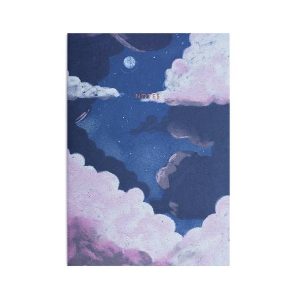 Lilac Dusk A4ish Notebook