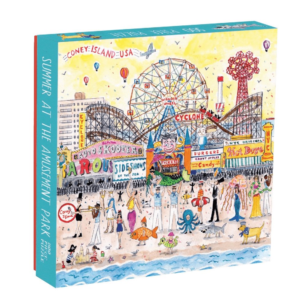 Mudpuppy - Puzzle 500 pcs - Summer At The Amusement Park by Michael Storring (043269)