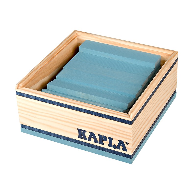 Kapla - Light blue bricks - 40 pc