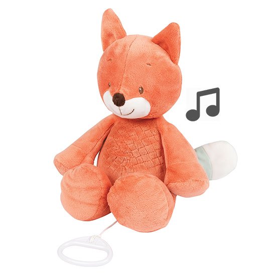 Nattou - Music Cuddling Animal - Fanny & Oscar Fox