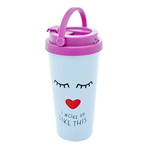 Rice - Stainless Steel Cup 450 ml - Sweet Face