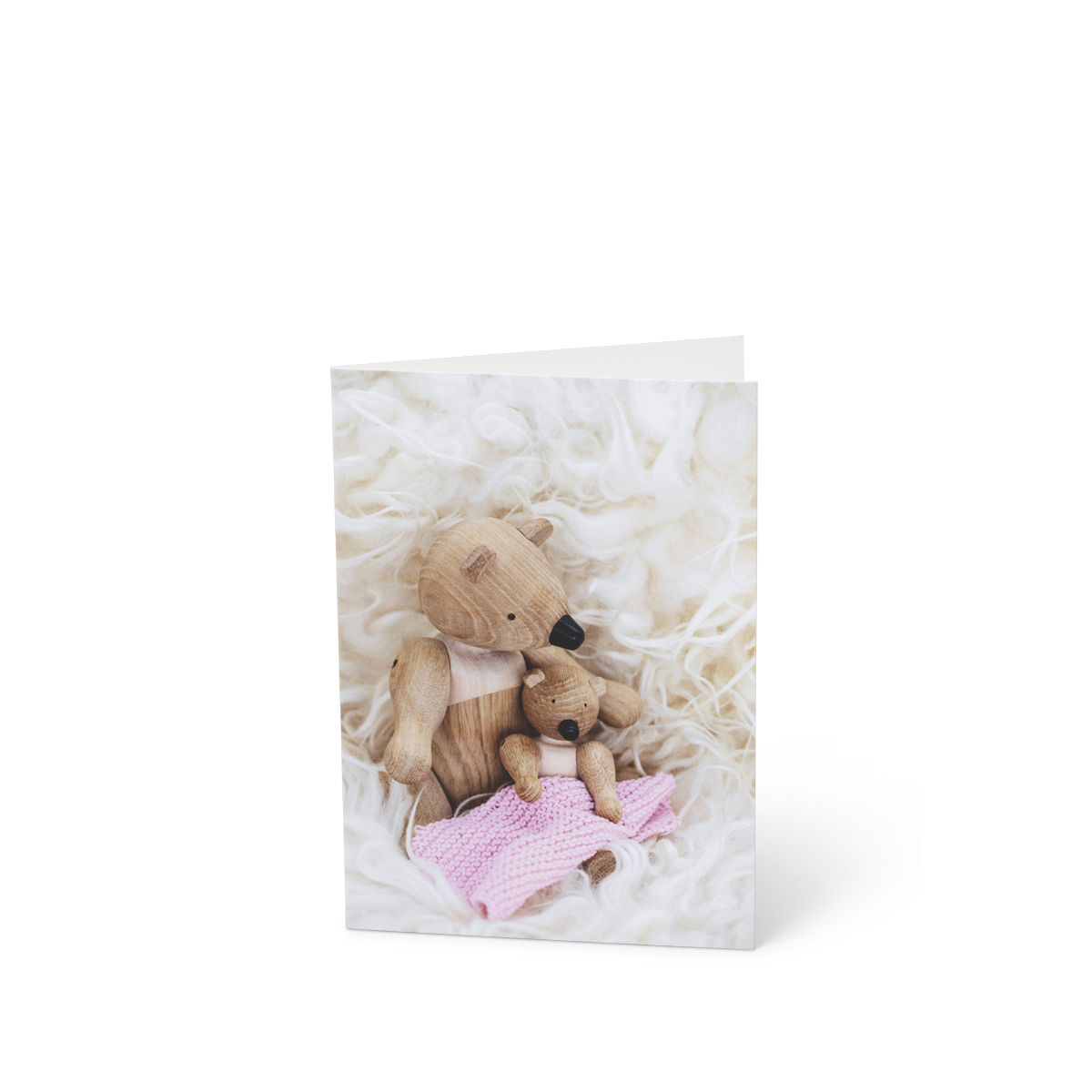 Kay Bojesen - 3 x Card A6 Baptism - Rosa