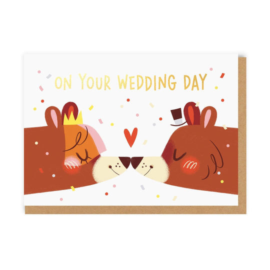 Wedding Bears Greeting Card