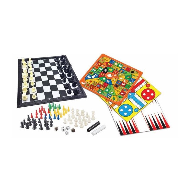 Lexibook - Magnetic board game – set of 8 games in 1 (JGM800)
