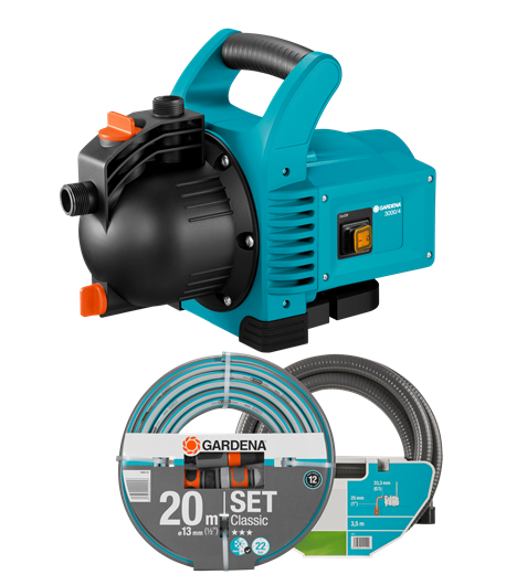 Gardena - Garden Pump Set 3000/4
